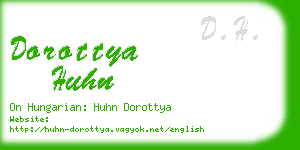 dorottya huhn business card